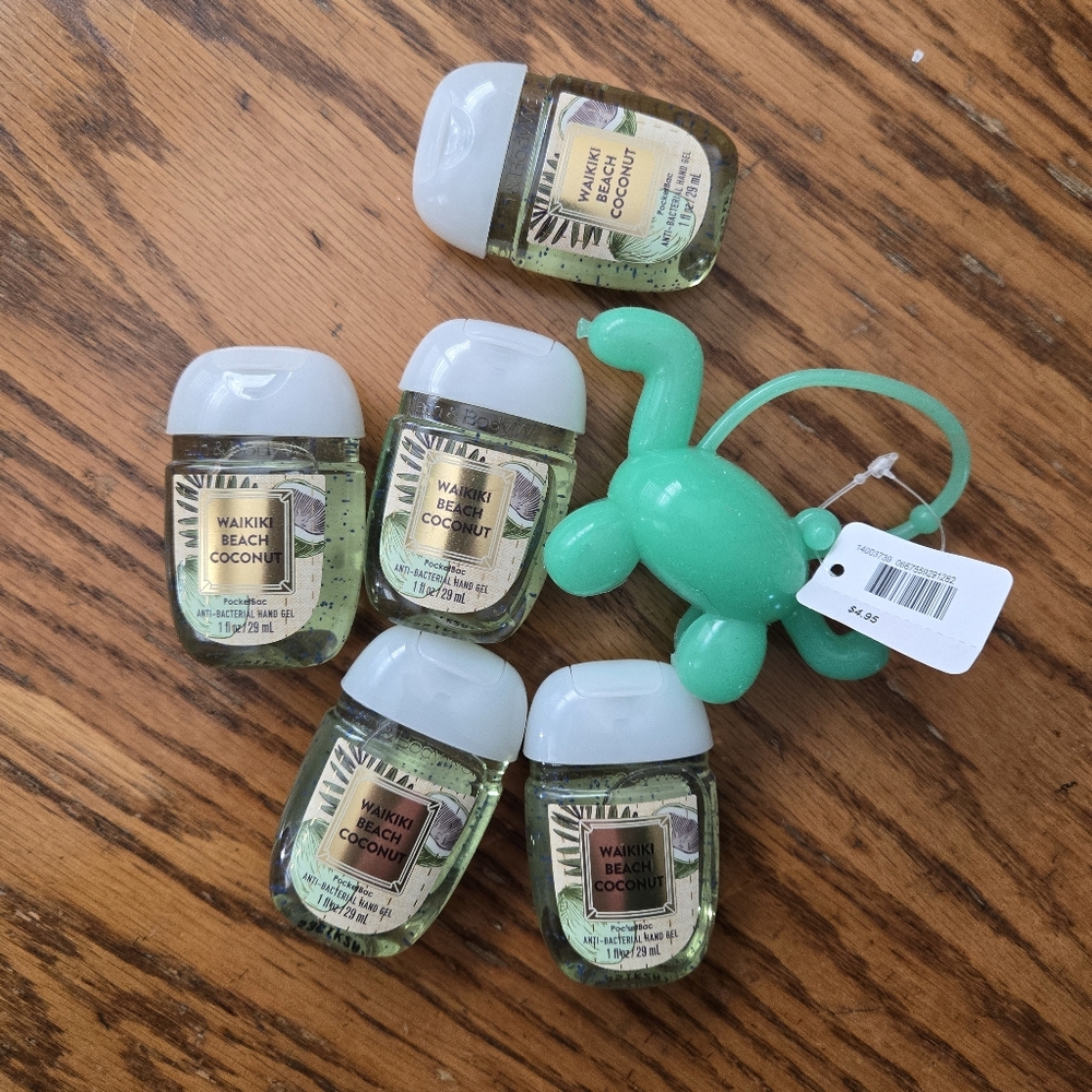 🦖🎈🤲NWT‼️Bath & Body Works Dino Balloon Animal Pocketbac Holder w/ Sanitizers - Picture 4 of 12
